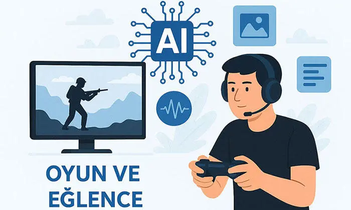 Yapay Zeka Nerelerde Kullanılır? 2025 Rehberi Oyun ve Eğlence Sektöründe Yapay Zeka
